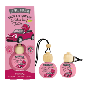 Ambientador de coche colgante con pinza, aroma a cereza, de la marca TFC.
