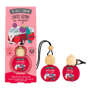 Ambientador de coche colgante con pinza, aroma a frutos rojos, de la marca TFC.