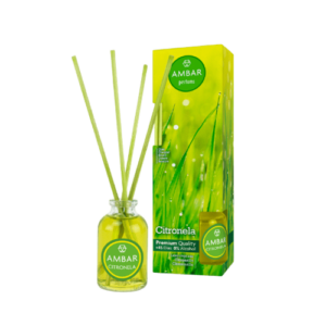 Ambientador Mikado Citronella 30 ml - Mikado Black&White, fragancia cítrica y repelente natural para el hogar.