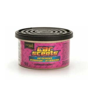 Ambientador de coche con fragancia a cereza CAR SCENTS Coronado Cherry, diseñado para una frescura duradera y un aroma intenso.