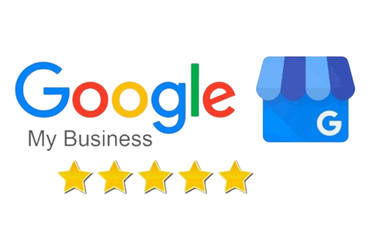 Logo de Google My Business, representando la herramienta oficial de Google para gestionar la presencia de negocios en línea.