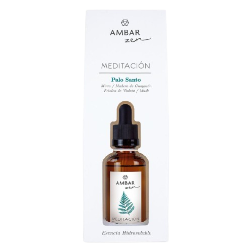 Esencia Zen Fusión Palo Santo 50 ML: Aroma purificador y calmante para ambientes serenos y espirituales.