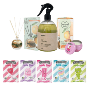 Pack Hogar "Aromas Dulces": elige entre dos combinaciones irresistibles de fragancias encantadoras.