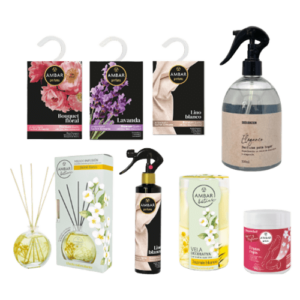 Pack Hogar "Aromas Florales": fragancias elegantes y naturales para llenar tu hogar de frescura y estilo.